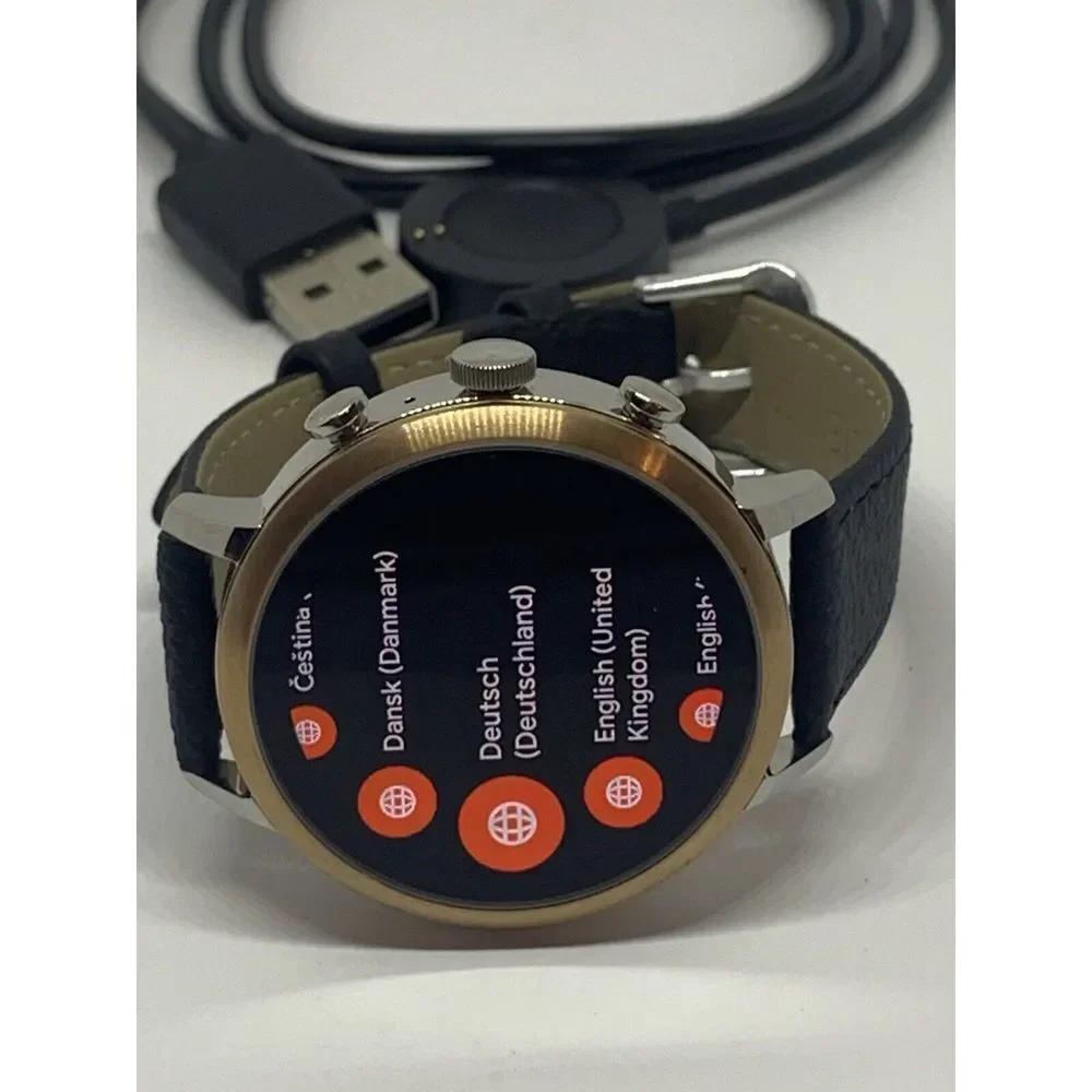 Fossil Gen 4 Authentic Digital Dial Smart Watch Custom Band FTW6016 QT487